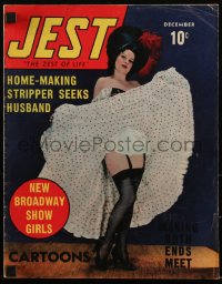 2y0582 JEST magazine December 1941 Home-Making Stripper Seeks Husband, Broadway Show Girls!