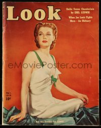 2y0576 LOOK magazine August 1, 1939 sexy full-length Ann Sheridan, how she got her OOMPH!