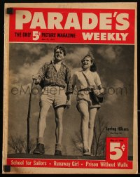 2y0583 PARADE'S WEEKLY vol 1 no 1 magazine May 23, 1942 Spring Hikers, Runaway Girl & more!