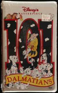 2y1679 ONE HUNDRED & ONE DALMATIANS sealed VHS tape R1990s classic Walt Disney canine family cartoon