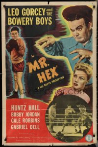 2y0820 MR HEX 1sh 1946 Leo Gorcey, Huntz Hall, Bowery Boys, great wacky boxing images!