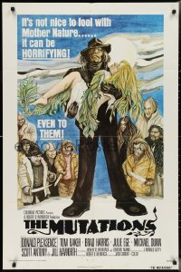 2y0826 MUTATIONS int'l 1sh 1974 art by Jon Zarr Haber, it can be horrifying to fool with Mother Nature!