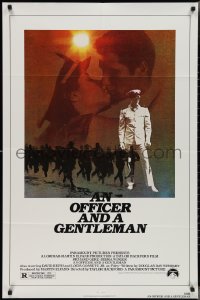 2y0837 OFFICER & A GENTLEMAN 1sh 1982 Richard Gere & Debra Winger in love & in the U.S. Navy!