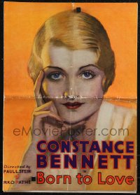 2y0119 BORN TO LOVE pressbook 1931 Red Cross nurse Constance Bennett, Joel McCrea, ultra rare!