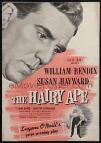 2y0153 HAIRY APE pressbook 1944 written by Eugene O'Neill, William Bendix, Susan Hayward, very rare!