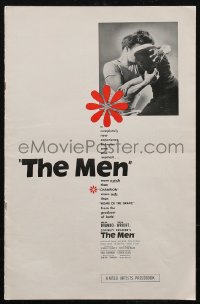 2y0185 MEN pressbook 1950 very first Marlon Brando, Jack Webb, directed by Fred Zinnemann!