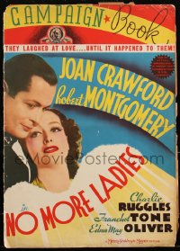 2y0197 NO MORE LADIES pressbook 1935 Joan Crawford, Robert Montgomery, Ruggles, Tone, ultra rare!