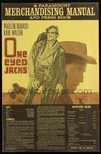 2y0199 ONE EYED JACKS pressbook 1961 great images of star & director Marlon Brando!