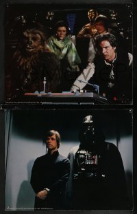 2y0309 RETURN OF THE JEDI 8 color 11x14 stills 1983 Darth Vader, Luke, complete set without slugs!