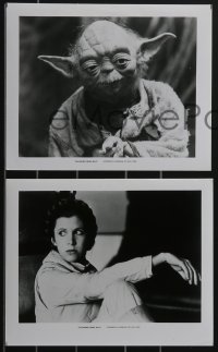 2y2055 EMPIRE STRIKES BACK 5 8x10 stills 1980 Luke, Leia, Yoda, Obi-Wan, Han Solo!