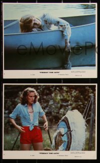 2y2076 FRIDAY THE 13th 4 8x10 mini LCs 1980 great images from the slasher horror classic!