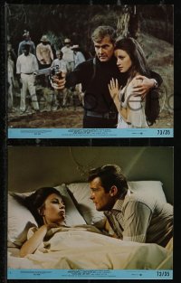 2y2023 LIVE & LET DIE 8 8x10 mini LCs 1973 Roger Moore as Ian Fleming's James Bond, Seymour!