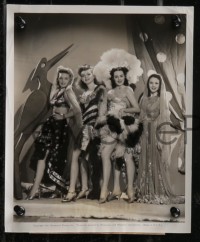 2y2100 LOUISIANA PURCHASE 3 8x10 stills 1941 great images of pretty showgirls and huge set!