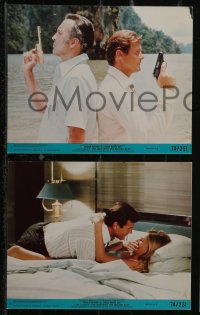 2y2037 MAN WITH THE GOLDEN GUN 7 8x10 mini LCs 1974 Roger Moore as James Bond, Britt Ekland, Lee!