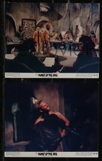 2y2063 PLANET OF THE APES 5 color 8x10 stills 1968 Charlton Heston, Whitmore, Hunter, McDowall!