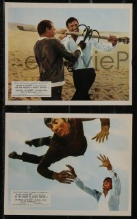 2y1745 ON HER MAJESTY'S SECRET SERVICE 3 color English FOH LCs 1969 Lazenby's only appearance as Bond