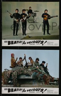 2y0296 HELP 12 style B French LCs 1965 The Beatles, John, Paul, George & Ringo, rock & roll classic!