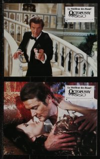 2y0298 OCTOPUSSY 16 French LCs 1983 Maud Adams & Roger Moore as James Bond!