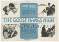 2y1652 GOOSE HANGS HIGH herald 1925 Constance Bennett is left alone on Christmas, ultra rare!