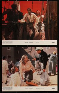 2y0308 JEWEL OF THE NILE 8 color 11x14 stills 1985 images of Michael Douglas, Kathleen Turner & DeVito!