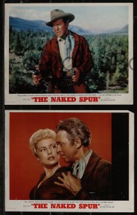 2y0279 NAKED SPUR 8 photolobbies 1953 James Stewart & sexy Janet Leigh, directed by Anthony Mann!