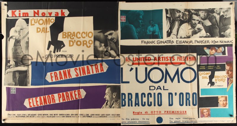eMoviePoster.com: 2y0027 MAN WITH THE GOLDEN ARM 39x73 Italian local ...