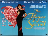 2z0352 FLOWER OF MY SECRET British quad 1996 La Flor de mi secreto, Pedro Almodovar, sexy silhouette artwork!