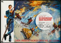 2z0335 ON HER MAJESTY'S SECRET SERVICE German 1969 Lazenby as Bond, McGinnis/McCarthy art!