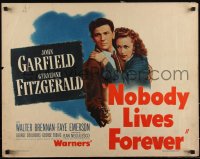 2z0825 NOBODY LIVES FOREVER 1/2sh 1946 John Garfield holding Geraldine Fitzgerald, ultra rare!