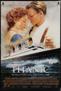 2z1195 TITANIC style B revised int'l DS 1sh 1997 Leonardo DiCaprio & Winslet, James Cameron!