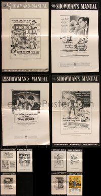 3a0203 LOT OF 11 UNCUT UNIVERSAL PRESSBOOKS 1950s-1960s advertising for a variety of different movies!