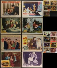 3a0352 LOT OF 21 1940S LOBBY CARDS 1940s great scenes from a variety of different movies!