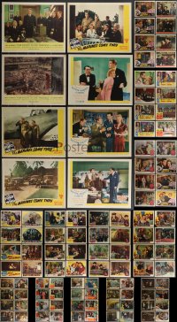 3a0287 LOT OF 104 1940S LOBBY CARDS 1940s incomplete sets from a variety of different movies!