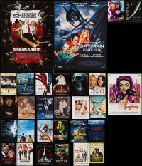 3a0652 LOT OF 27 FORMERLY FOLDED FRENCH 15X21 POSTERS 1990s-2010s a variety of cool movie images!