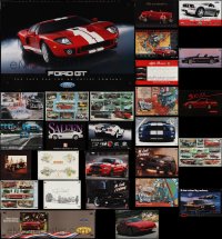 3a0724 LOT OF 26 UNFOLDED CAR RELATED SPECIAL POSTERS 1980s-2000s Ford, Chevrolet, Nissan, MG!