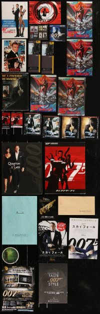 3a0448 LOT OF 26 JAMES BOND JAPANESE ITEMS 1980s-2010s a variety of cool 007 images!