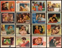 3a0362 LOT OF 16 1950S LOBBY CARDS 1950s great scenes from a variety of different movies!