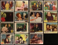 3a0364 LOT OF 15 1940S LOBBY CARDS 1940s great scenes from a variety of different movies!