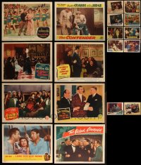 3a0357 LOT OF 18 1940S LOBBY CARDS 1940s great scenes from a variety of different movies!