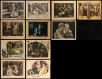 3a0373 LOT OF 11 SILENT SCENE LOBBY CARDS 1910s-1920s great scenes from several different movies!