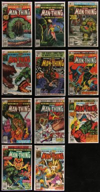 3a0400 LOT OF 11 MAN-THING COMIC BOOKS 1979-1981 Marvel Comics, the complete series!