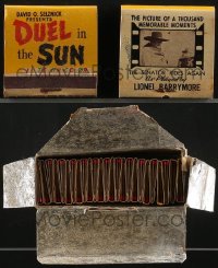 3a0527 LOT OF 25 DUEL IN THE SUN PROMO MATCHBOOKS 1947 never used!