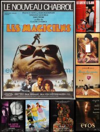 3a0104 LOT OF 10 FOLDED FRENCH ONE-PANELS 1990s-2000s great images from a variety of movies!