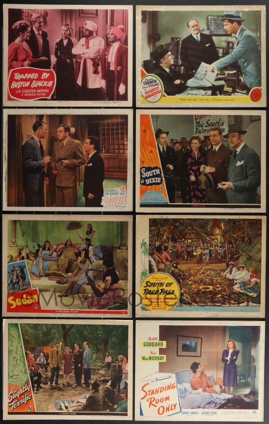 EMoviePoster.com: 3a0343 LOT OF 24 1940S LOBBY CARDS 1940s Great Scenes ...