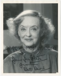 3b0847 BETTE DAVIS signed 8x10 REPRO photo 1970s head & shoulders portrait late in her career!