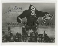 3b0898 FAY WRAY signed 8x10 REPRO photo 1980s classic image of King Kong holding her over NY skyline!