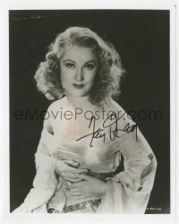 3b0897 FAY WRAY signed 8x10 REPRO photo 1980s sexy portrait at the height of her career!