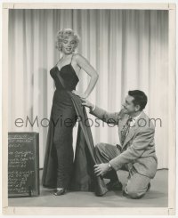 3b0910 GENTLEMEN PREFER BLONDES 8x10 wardrobe test photo 1953 Marilyn Monroe w/ Travilla, rare!