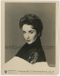 3b0912 GIANT 8x10 still 1956 wonderful head & shoulders portrait of beautiful Elizabeth Taylor!