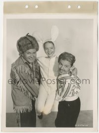 3b0925 GREEN PROMISE candid 8x11 key book still 1949 11 year old Natalie Wood with Donaldson & Ellis!